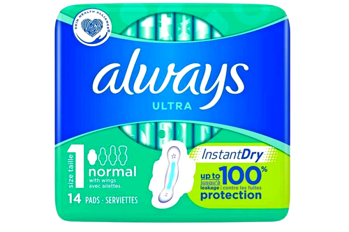An image of Always Ultra - Normal - Size 1 with Wings - 14 Pads from Best Before Its Gone, we stock products near or past their best Before Date.