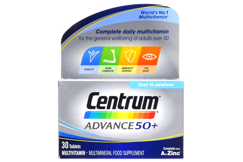 An image of Centrum - Advance 50+ - Multivitamin x 30 Tablets from Best Before Its Gone, we stock products near or past their best Before Date.