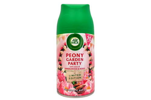 An image of Air Wick - Peony Garden Party Freshener Refill - 250ml from Best Before Its Gone, we stock products near or past their best Before Date.