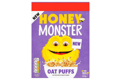 Honey Monster - Oat Puffs - 320g