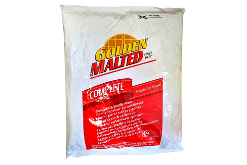 An image of  Golden Malted - Complete - Pancake &amp; Waffle Flour - 2.27kg from Best Before Its Gone, we stock products near or past their best Before Date.