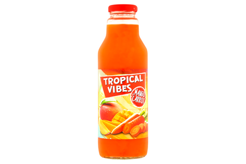 An image of Tropical Vibes - Mango &amp; Carrot Fruit Drink - 532ml from Best Before Its Gone, we stock products near or past their best Before Date.