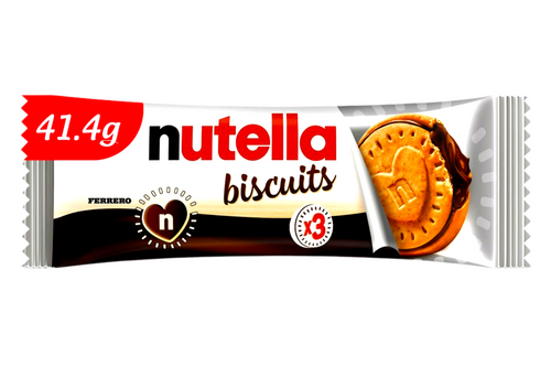 An image of Nutella - Nutella Biscuits x 3 - 41.4g from Best Before Its Gone, we stock products near or past their best Before Date.