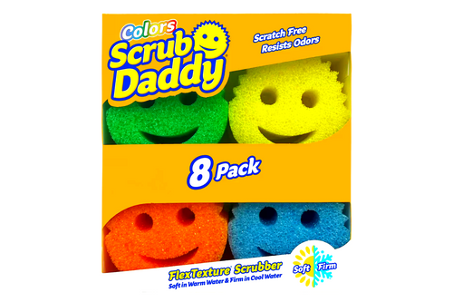 An image of Scrub Daddy - FlexTexture Scrubber - Scratch Free - 8 Pack from Best Before Its Gone, we stock products near or past their best Before Date.