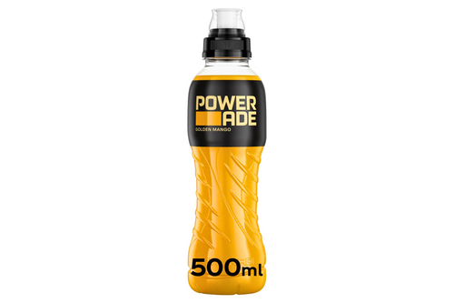 An image of Powerade - Golden Mango Sports Drink - 500ml from Best Before Its Gone, we stock products near or past their best Before Date.