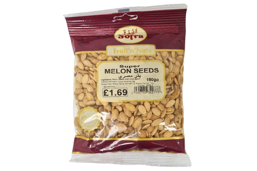 An image of Sofra - Fruit n' Nuts - Super Melon Seeds - 180g from Best Before Its Gone, we stock products near or past their best Before Date.
