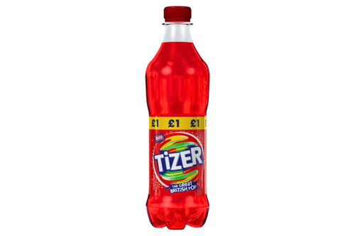 An image of Barr - Tizer - Sparkling Mixed Flavour Soft Drink - 500ml from Best Before Its Gone, we stock products near or past their best Before Date.