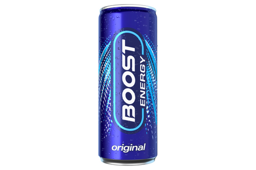 An image of Boost Energy - Original - Mixed Fruit Flavour Drink - 250ml from Best Before Its Gone, we stock products near or past their best Before Date.