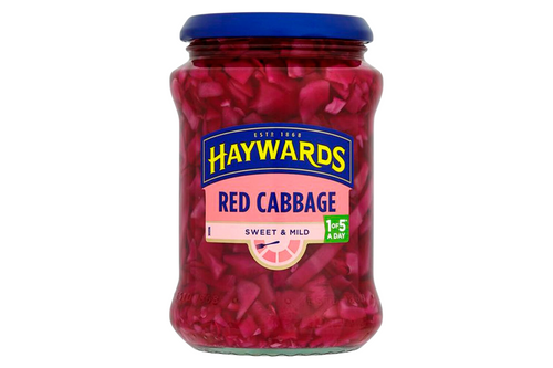 An image of Haywards - Red Cabbage - Sweet &amp; Mild - 400g from Best Before Its Gone, we stock products near or past their best Before Date.