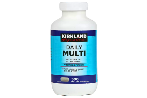 An image of Kirkland - Daily Multi Vitamins &amp; Minerals - 500 Tablets (No Lid - Seal Intact) from Best Before Its Gone, we stock products near or past their best Before Date.