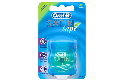 An image of Oral-B - Satin Dental Tape - Mint - 25m from Best Before Its Gone, we stock products near or past their best Before Date.