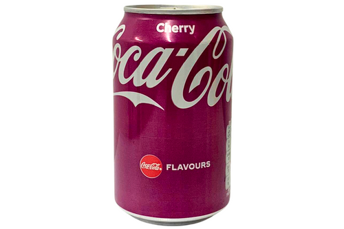 An image of Coca Cola - Cherry Flavour - 330ml from Best Before Its Gone, we stock products near or past their best Before Date.