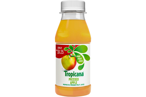 An image of Tropicana - Pressed Apple Juice - 250ml from Best Before Its Gone, we stock products near or past their best Before Date.