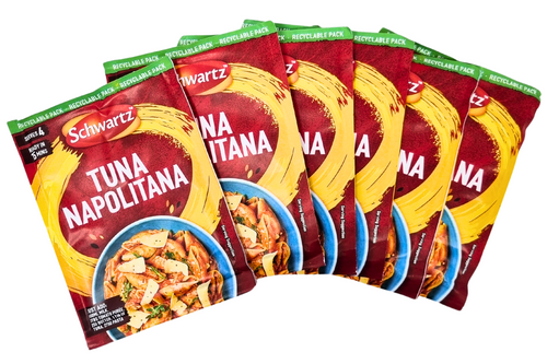 An image of Schwartz - Tuna Napolitana Mix - 6 x 30g from Best Before Its Gone, we stock products near or past their best Before Date.