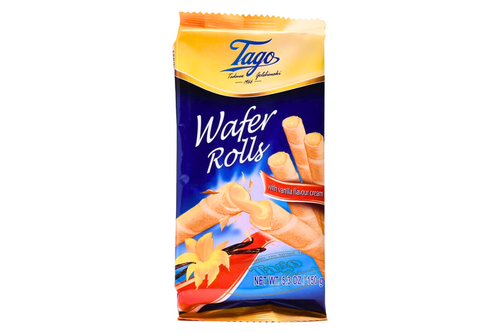 Tago - Wafer Rolls with Vanilla Cream Flavour - 150g