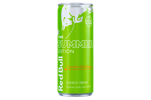An image of Red Bull - Summer Edition - Curuba &amp; Elderflower Energy Drink - 250ml from Best Before Its Gone, we stock products near or past their best Before Date.