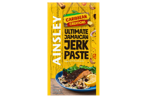 An image of Ainsley - Caribbean Creations - Ultimate Jamaican Jerk Paste - Medium - 100g from Best Before Its Gone, we stock products near or past their best Before Date. An image of Ainsley - Caribbean Creations - Ultimate Jamaican Jerk Paste - Medium - 100g from Best Before Its Gone, we stock products near or past their best Before Date.