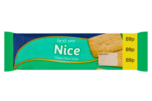 An image of Best-One - Nice Biscuits - 250g. from Best Before Its Gone, we stock products near or past their best Before Date.