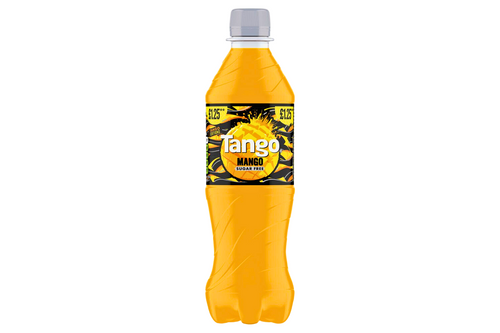 An image of Tango - Mango Flavoured Carbonated Drink - Sugar Free - 500ml from Best Before Its Gone, we stock products near or past their best Before Date.