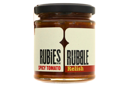 An image of Rubies in the Rubble - Spicy Tomato Relish - Vegan - 200g from Best Before Its Gone, we stock products near or past their best Before Date.