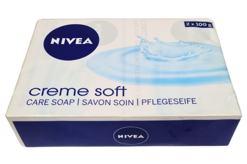 An image of Nivea - Creme Soft Soap - 2 x 100g from Best Before Its Gone, we stock products near or past their best Before Date.