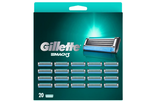 An image of Gillette Mach 3 - Replacement Razor Blades - 20 Pack from Best Before Its Gone, we stock products near or past their best Before Date.