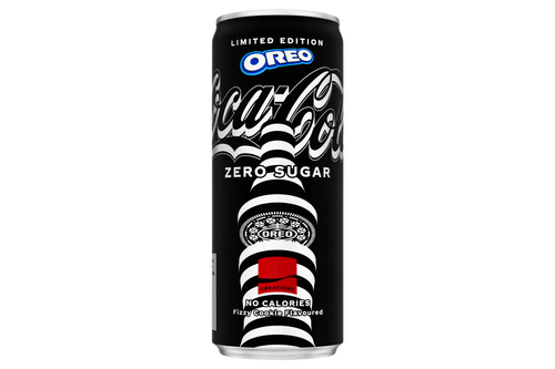 An image of Coca-Cola - Limited Edition - Oreo Flavour - Zero Sugar - 250ml from Best Before Its Gone, we stock products near or past their best Before Date.