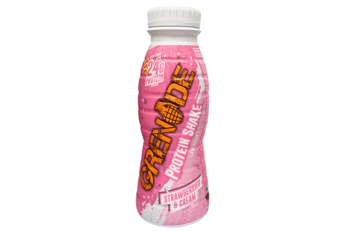 An image of Grenade -  Protein Shake - Strawberry &amp; Cream Flavour - Low Sugar - 330ml from Best Before Its Gone, we stock products near or past their best Before Date.