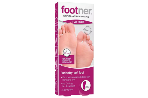An image of Footner - Exfoliating Socks - Full Foot - Fragrance Free  from Best Before Its Gone, we stock products near or past their best Before Date.
