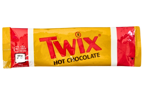 An image of Twix - Hot Chocolate Drink Sachet - 25g from Best Before Its Gone, we stock products near or past their best Before Date.