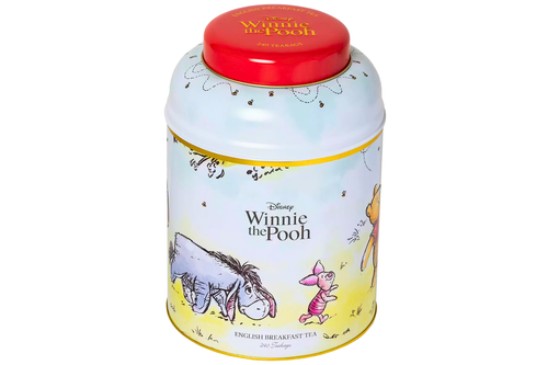 An image of New English Teas - Winnie The Pooh - English Breakfast Tea Caddy - 240 Teabags (Damaged Caddy) from Best Before Its Gone, we stock products near or past their best Before Date.