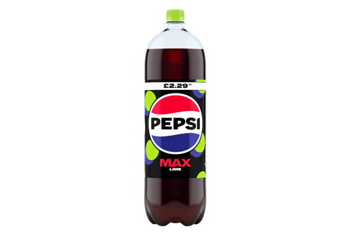 An image of Pepsi Max - No Sugar - Lime Flavour - 2ltr from Best Before Its Gone, we stock products near or past their best Before Date.
