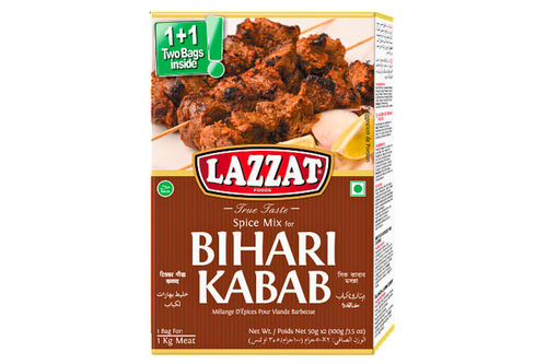An image of Lazzat Foods - Spice Mix for Bihari Kabab - 100g from Best Before Its Gone, we stock products near or past their best Before Date.