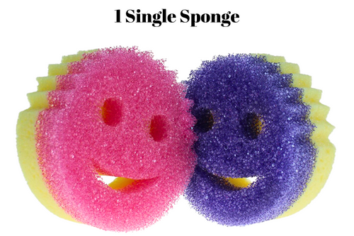 An image of Scrub Mommy - Dual Sided Scrubber &amp; Sponge - Scratch Free - 1 Single Sponge (Various Colours)  from Best Before Its Gone, we stock products near or past their best Before Date.