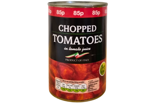 An image of Best-in - Chopped Tomatoes in Tomato Juice - 400g from Best Before Its Gone, we stock products near or past their best Before Date.