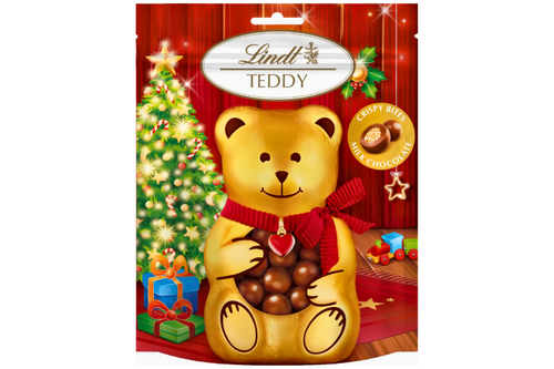 An image of Lindt - Crispy Bites - Fine Milk Chocolate with a Crispy Centre - 120g from Best Before Its Gone, we stock products near or past their best Before Date.
