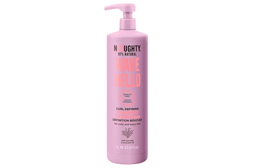 An image of Noughty - Wave Hello - Curl Defining Shampoo - Vegan - 1ltr from Best Before Its Gone, we stock products near or past their best Before Date.