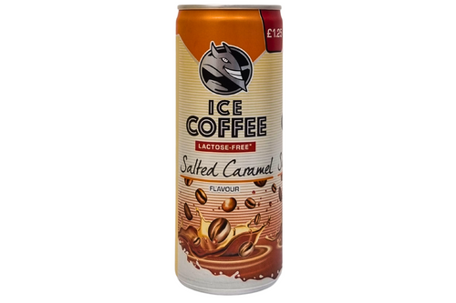 An image of Hell - Ice Coffee - Salted Caramel Flavour - Lactose-Free - 250ml  from Best Before Its Gone, we stock products near or past their best Before Date.