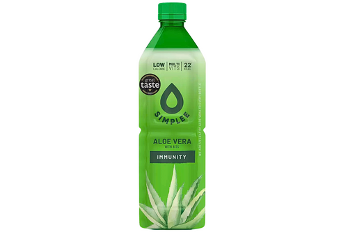 An image of Simplee - Aloe Vera Drink with Bits - Immunity - 1ltr from Best Before Its Gone, we stock products near or past their best Before Date.