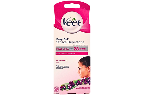 An image of Veet - Hair Removal Strips - Face Normal Skin - 16 Pcs from Best Before Its Gone, we stock products near or past their best Before Date.
