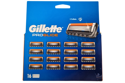 An image of Gillette - ProGlide Razor Blades - 16 Pack (Damaged Packaging) from Best Before Its Gone, we stock products near or past their best Before Date.