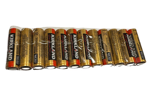An image of Kirkland Alkaline Batteries - Strip of 12 'AA' from Best Before Its Gone, we stock products near or past their best Before Date.