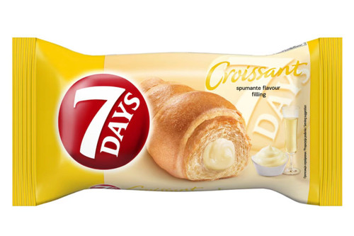 An image of 7 days - Spumante Flavour Croissant - 60g from Best Before Its Gone, we stock products near or past their best Before Date.