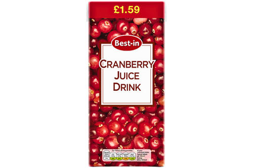 An image of Best-in - Cranberry Juice Drink - 1ltr from Best Before Its Gone, we stock products near or past their best Before Date.