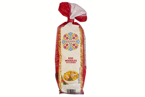 An image of Kuljanka - Egg Noodles with Turmeric - 250g from Best Before Its Gone, we stock products near or past their best Before Date.