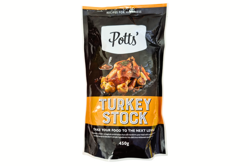 An image of Potts' - Turkey Stock - 450g from Best Before Its Gone, we stock products near or past their best Before Date.