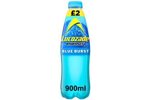 An image of Lucozade Energy - Blue Burst Drink - 900ml from Best Before Its Gone, we stock products near or past their best Before Date.