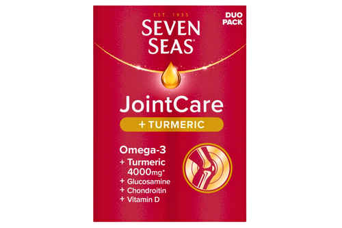 An image of Seven Seas - Joint Care + Turmeric - Duo Pack - 30 Capsules &amp; 30 Tablets from Best Before Its Gone, we stock products near or past their best Before Date.