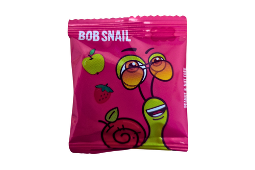 An image of Bob Snail - Apple &amp; Strawberry Fruit Roll - Vegan Friendly - 10g from Best Before Its Gone, we stock products near or past their best Before Date.
