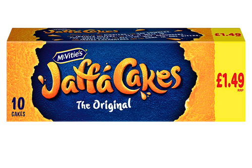 An image of Mcvitie's - Jaffa Cakes - The Original Sponge Cakes - 10 Cakes. from Best Before Its Gone, we stock products near or past their best Before Date.